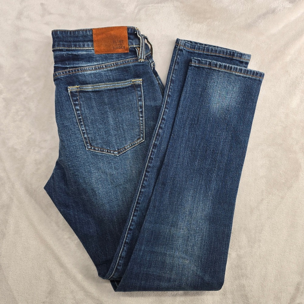Flint and Tinder Selvedge Denim Slim Fit Jeans Men Size 30x34‎ Huckberry New